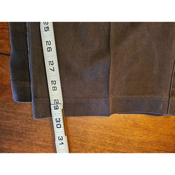 Tommy Bahama Silk Pants 36x30 pleated front chocolate brown - Picture 6 of 7